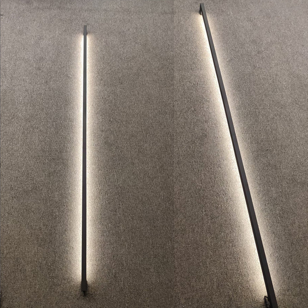 Liora Slim Linear LED Wall Lamp in Black