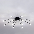 Arisha Art Deco Starry Flush-Mount Ceiling Light