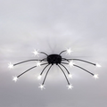 Arisha Art Deco Starry Flush-Mount Ceiling Light