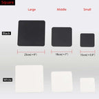 Klyne Minimalist LED Outdoor Wall Lamp, Round or Square, Black or White