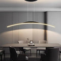 Floa Minimalist Linear Metal Pendant Light with Remote Control