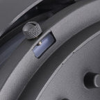 Ray Modern Round Metal Outdoor Waterproof Wall Lamp - Black