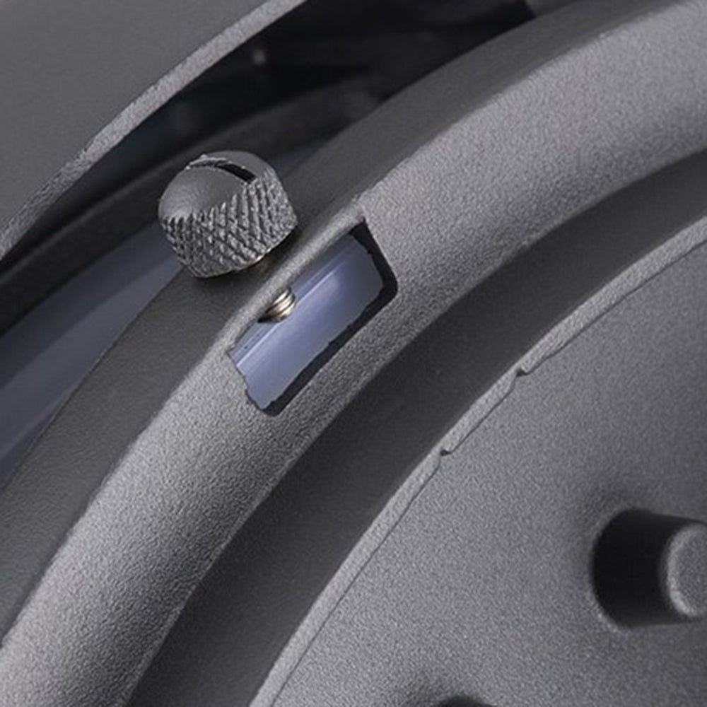 Ray Modern Round Metal Outdoor Waterproof Wall Lamp - Black