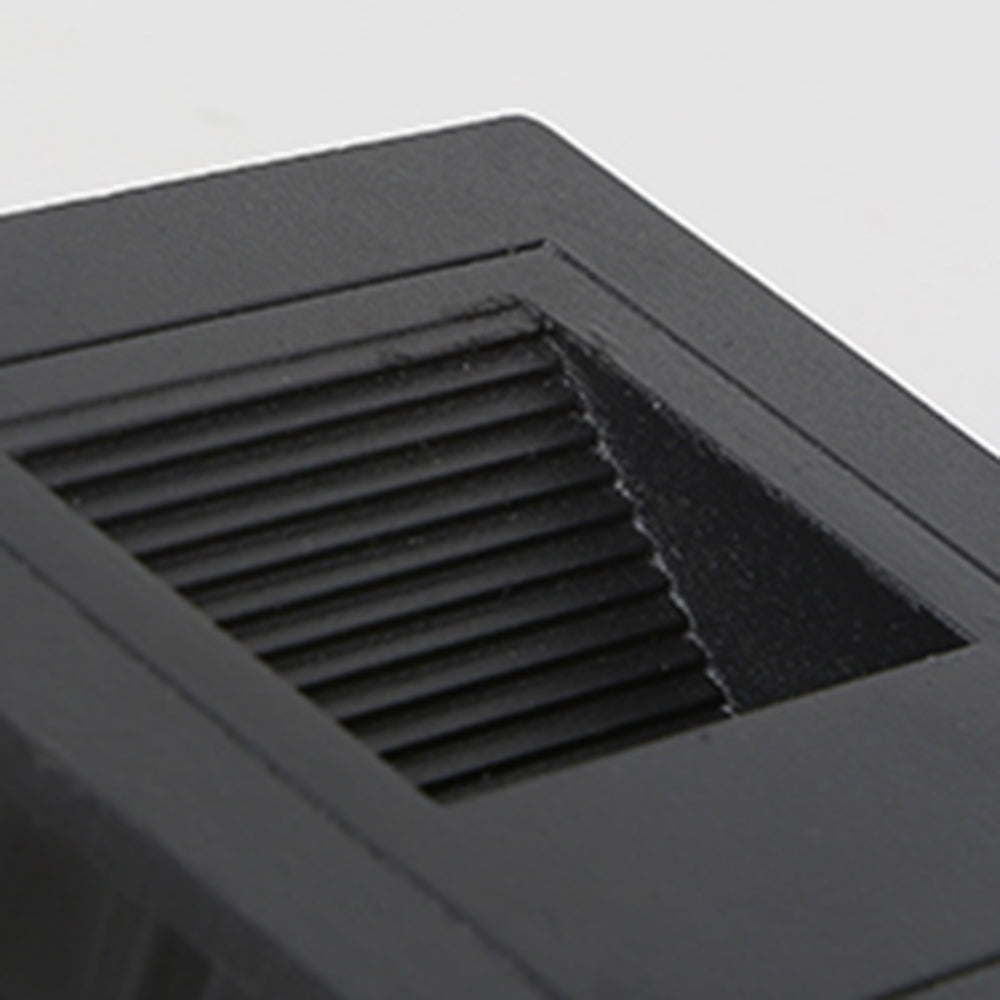 Ray Modern Square Metal Outdoor Deck & Step Light - Black