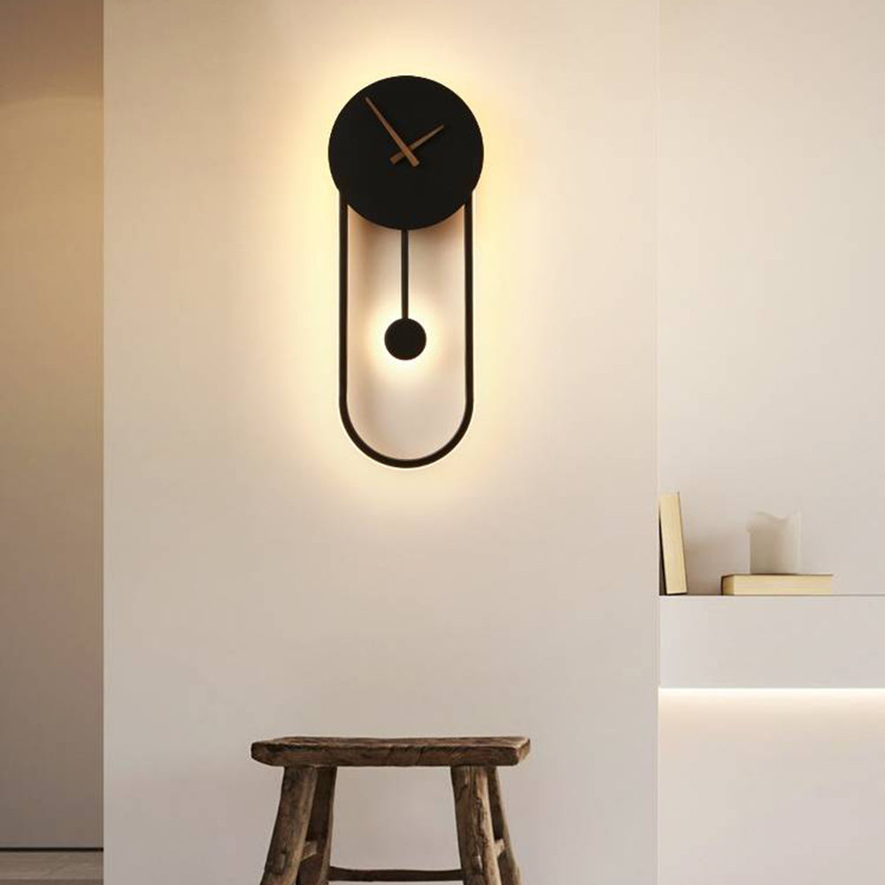 Arisha Nordic Wall Clock Lamp