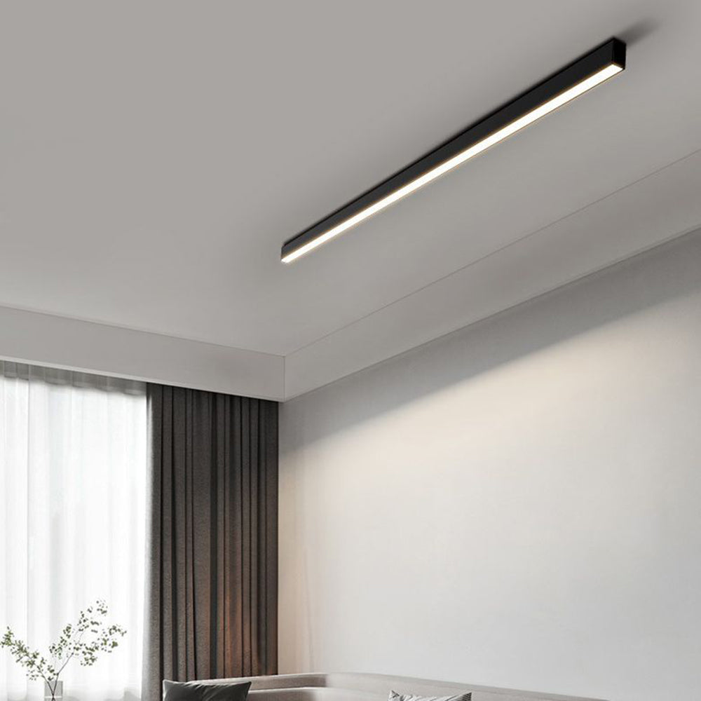 Solin Linear Black Ceiling and Wall Light