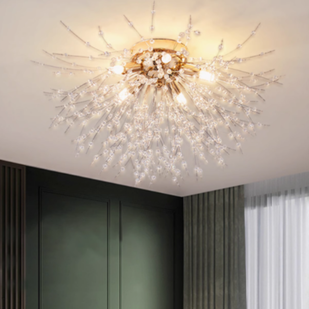 Kalia Vintage Dandelion Firework Pendant Light