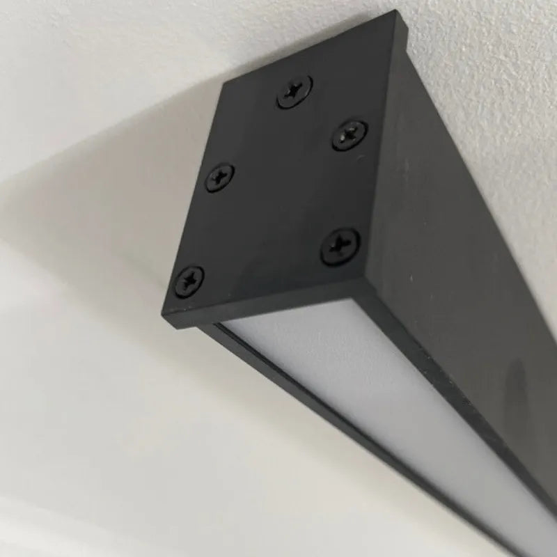 Solin Linear Black Ceiling and Wall Light