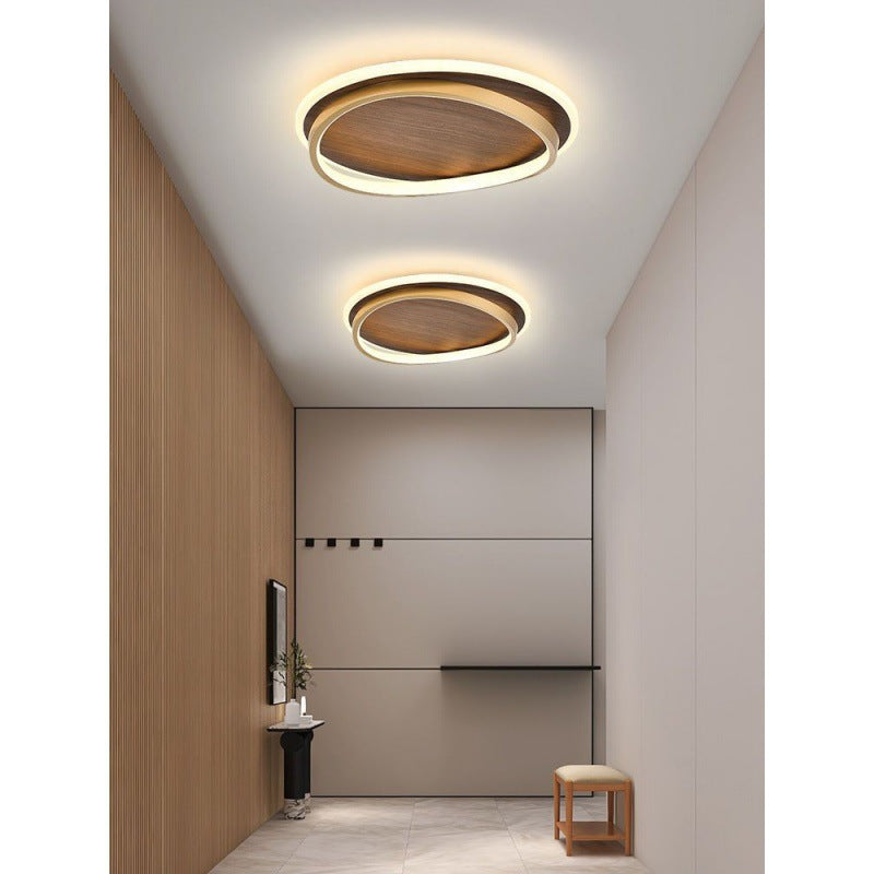 Arisha Modern Round Dimmable Gold Metal Ceiling Light for Bedroom