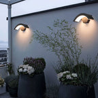 Elvon Nordic Arc Waterproof Outdoor LED Wall Lamp - Black