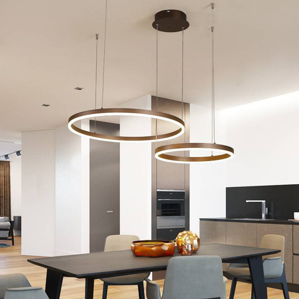 Remi Tri-Circle Linear Pendant Light