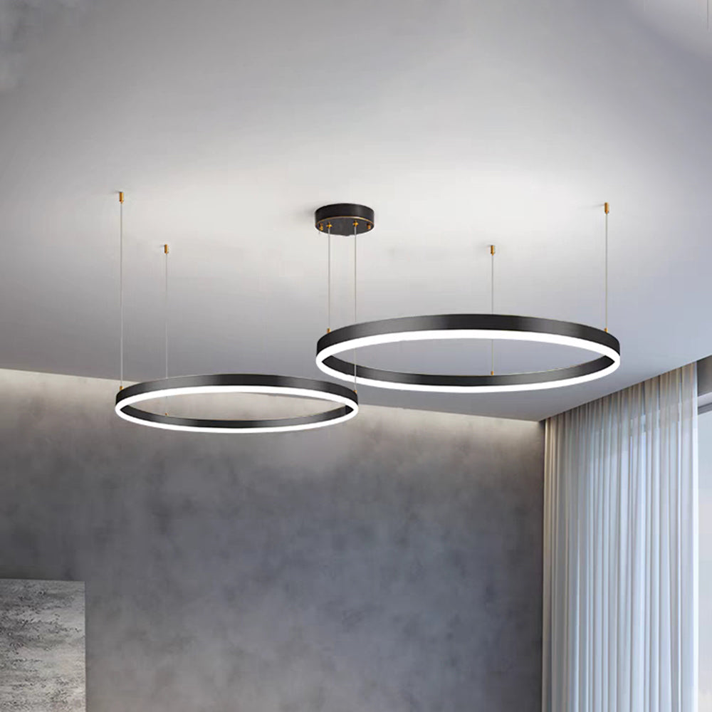 Remi Tri-Circle Linear Pendant Light
