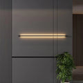 Liora Slim Linear LED Wall Lamp in Black