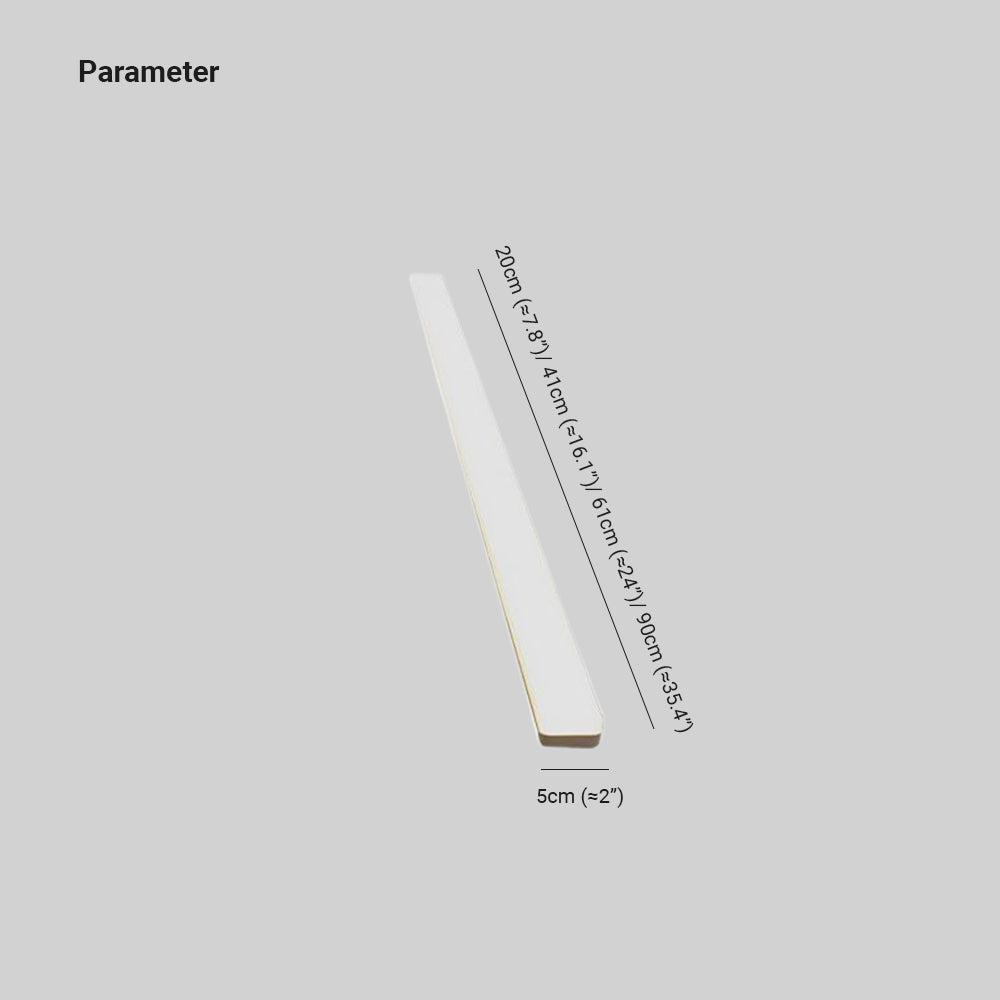 Arisha Minimalist White Bar Vanity Wall Lamp for Mirror Front