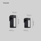Solith Modern Waterproof Minimalist Geometric Outdoor Wall Light