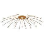 Arisha Art Deco Starry Flush-Mount Ceiling Light