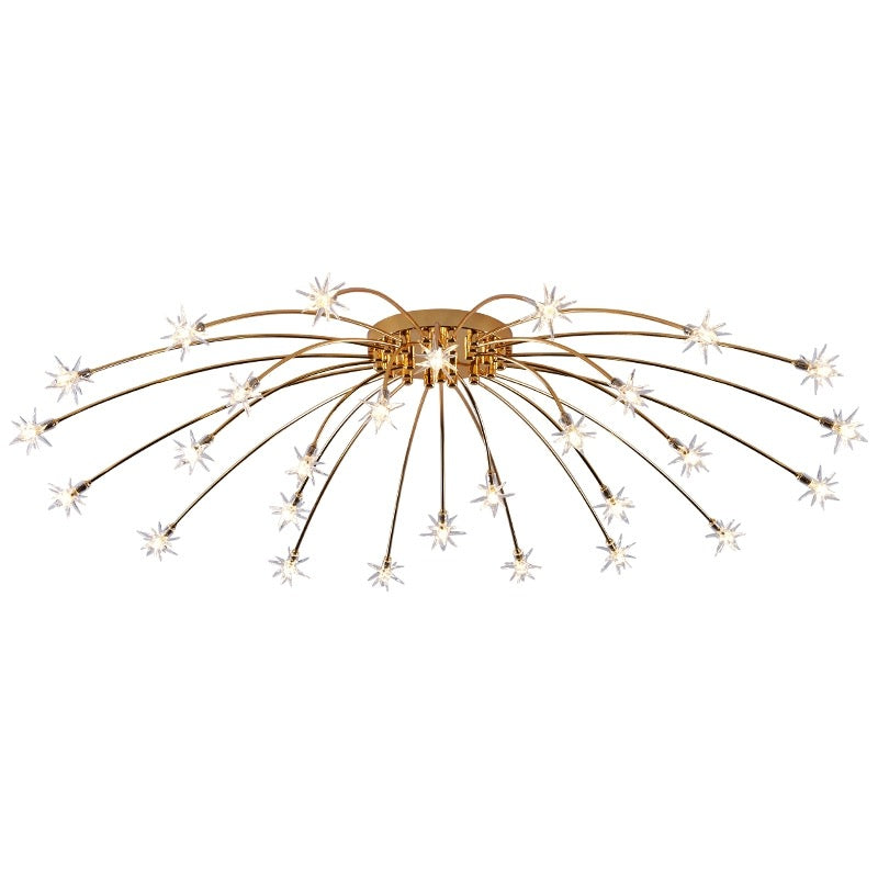 Arisha Art Deco Starry Flush-Mount Ceiling Light