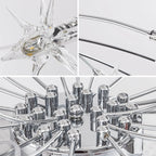 Arisha Art Deco Starry Flush-Mount Ceiling Light