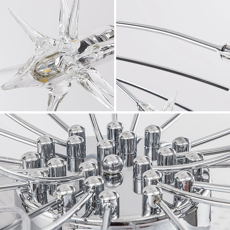 Arisha Art Deco Starry Flush-Mount Ceiling Light