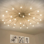 Arisha Art Deco Starry Flush-Mount Ceiling Light