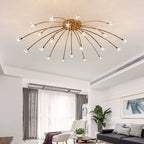 Arisha Art Deco Starry Flush-Mount Ceiling Light