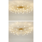 Arisha Art Deco Starry Flush-Mount Ceiling Light