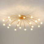 Arisha Art Deco Starry Flush-Mount Ceiling Light