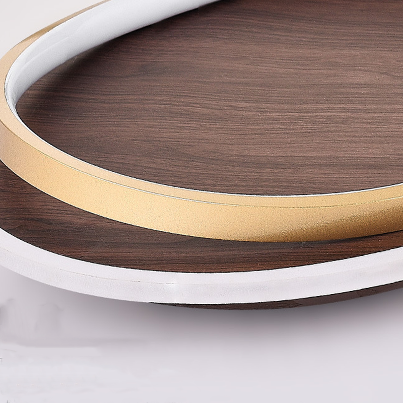 Arisha Modern Round Dimmable Gold Metal Ceiling Light for Bedroom