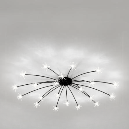 Arisha Art Deco Starry Flush-Mount Ceiling Light