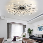 Arisha Art Deco Starry Flush-Mount Ceiling Light