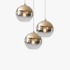 Brina Gradient Frosted Balloon Pendant Light