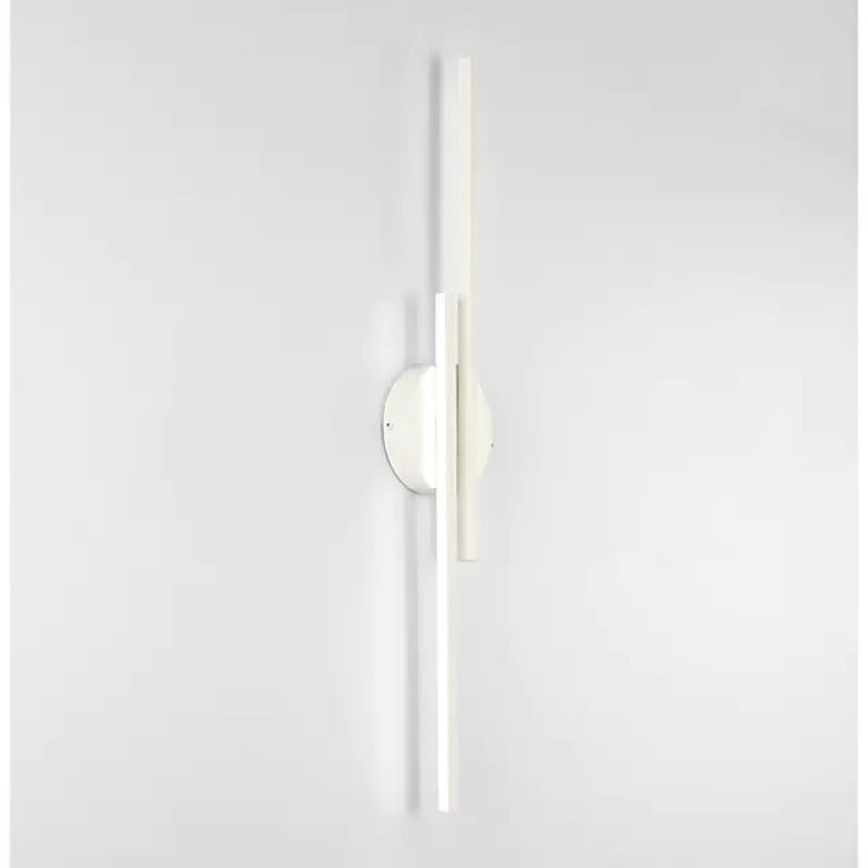 Elgo Modern Nordic LED Metal Wall Sconce, Disc or Linear Design, Black or White Finish