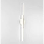 Elgo Modern Nordic LED Metal Wall Sconce, Disc or Linear Design, Black or White Finish