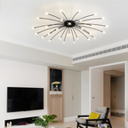 Arisha Art Deco Starry Flush-Mount Ceiling Light