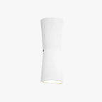 Laxor Minimalist Torch Outdoor Wall Light, Waterproof Metal, Black or White