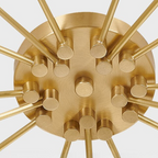 Arisha Art Deco Starry Flush-Mount Ceiling Light