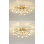 Arisha Art Deco Starry Flush-Mount Ceiling Light