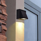 Vexto Modern Black Metal LED Outdoor Wall Light