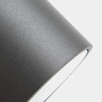Tavon Minimalist Square Outdoor Wall Lamp in Black Metal