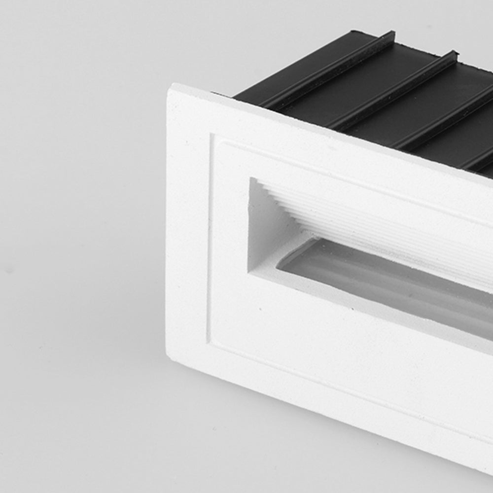 Ray Modern Square Metal Outdoor Deck & Step Light - Black