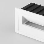 Ray Modern Square Metal Outdoor Deck & Step Light - Black