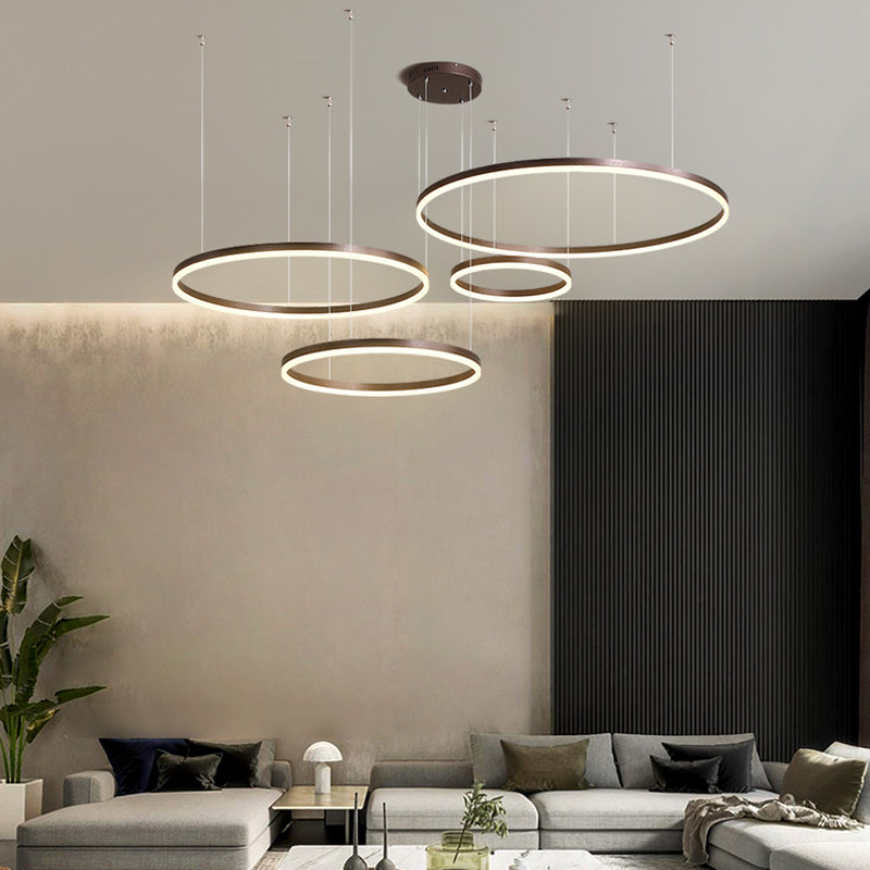 Remi Tri-Circle Linear Pendant Light