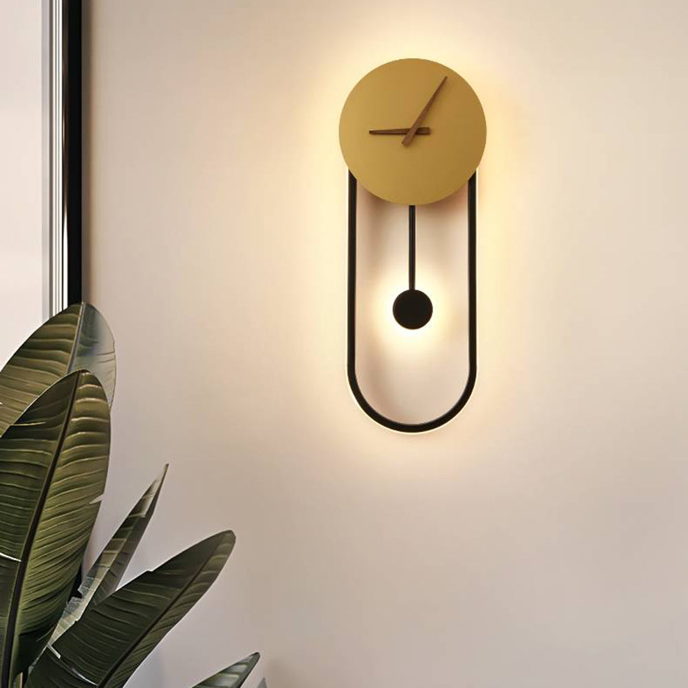 Arisha Nordic Wall Clock Lamp