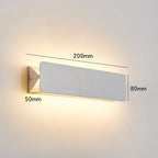 Arisha Rotatable LED Indoor Metal Wall Lamp - White