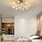 Arisha Art Deco Starry Flush-Mount Ceiling Light