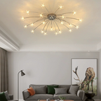 Arisha Art Deco Starry Flush-Mount Ceiling Light