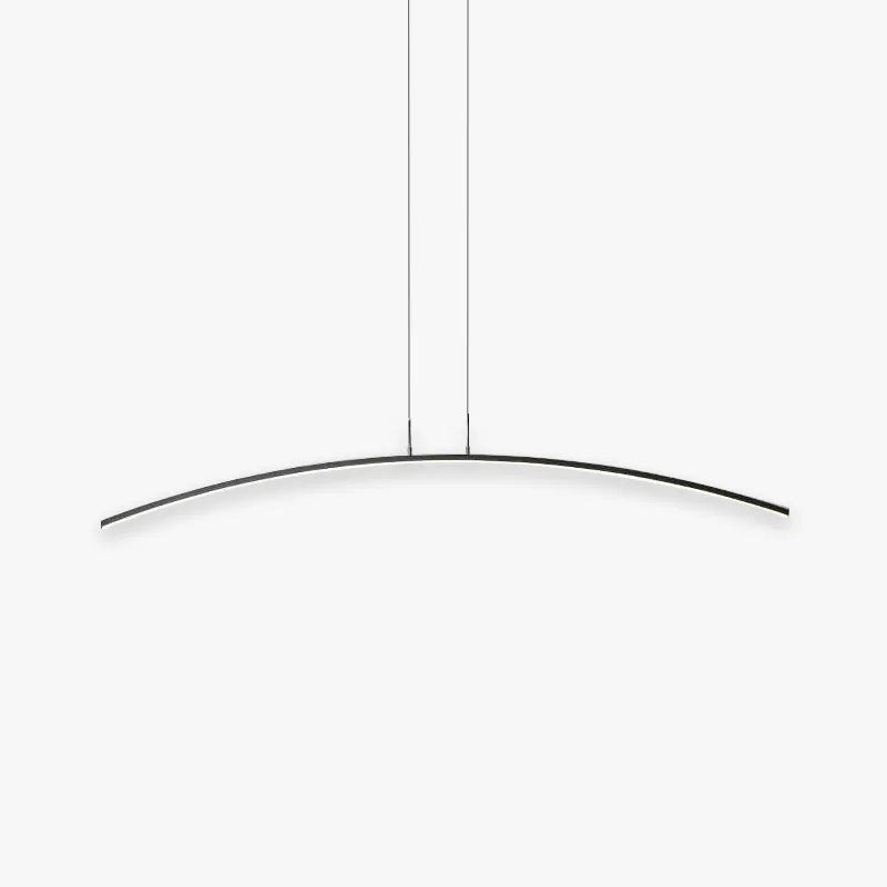 Floa Minimalist Linear Metal Pendant Light with Remote Control