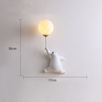 Bear Balloon Wall-Mounted Reading Lamp