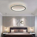 Quasso Modern Round LED Flush Mount Ceiling Light