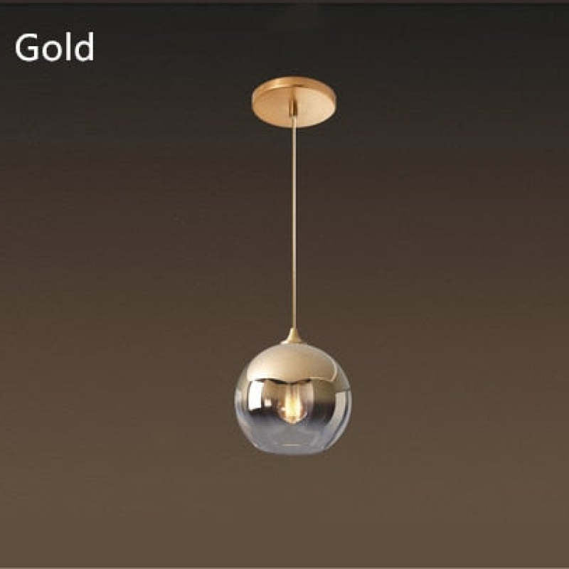 Brina Gradient Frosted Balloon Pendant Light